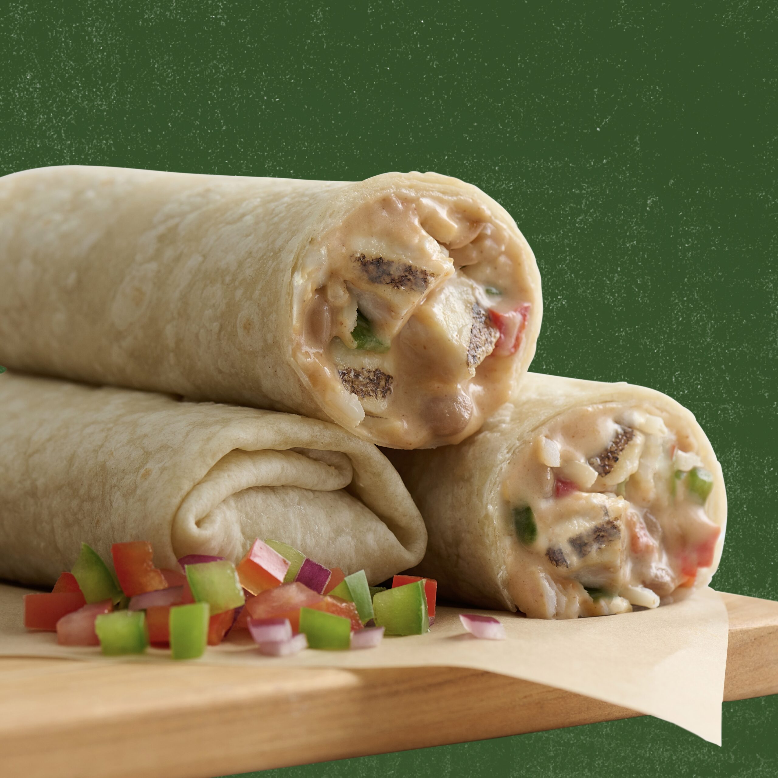Grilled Chicken & Cheddar Burrito 4-pack - Image 2