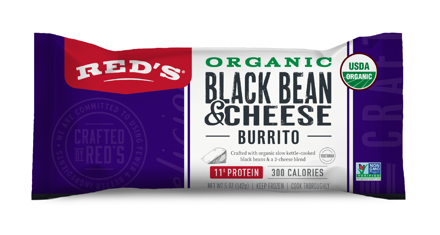 Organic Black Bean & Cheese Burrito